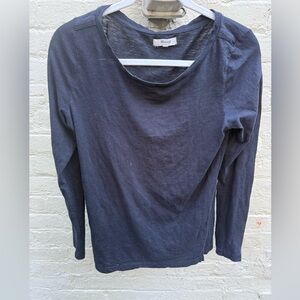 Lovely very lightweight Madewell Black Long Sleeve Tee barely worn